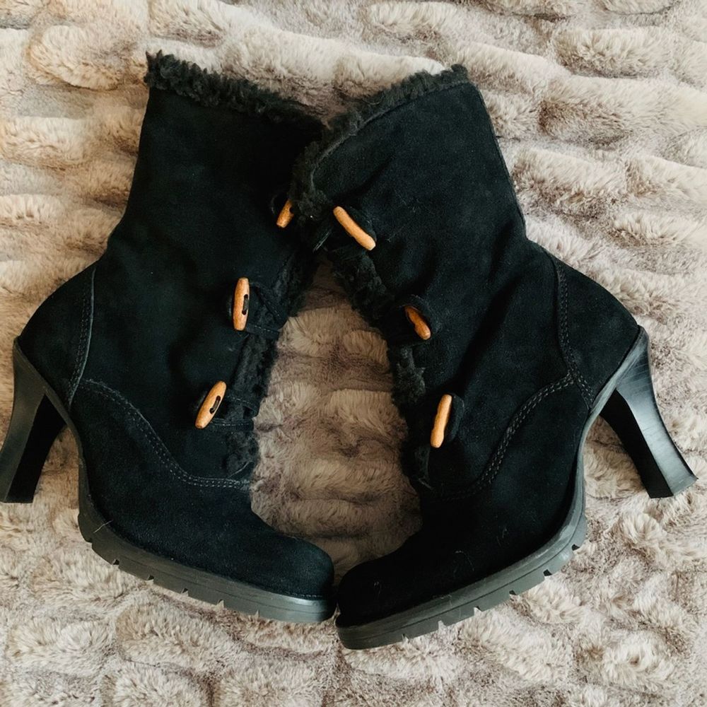 COPY - Steve Madden - Kacey black suede boots size 9.5
